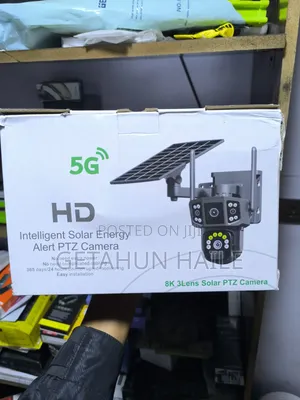 5G Triple Lens 4G Solar Security Camera - Dual Lens Solar CCTV Camera