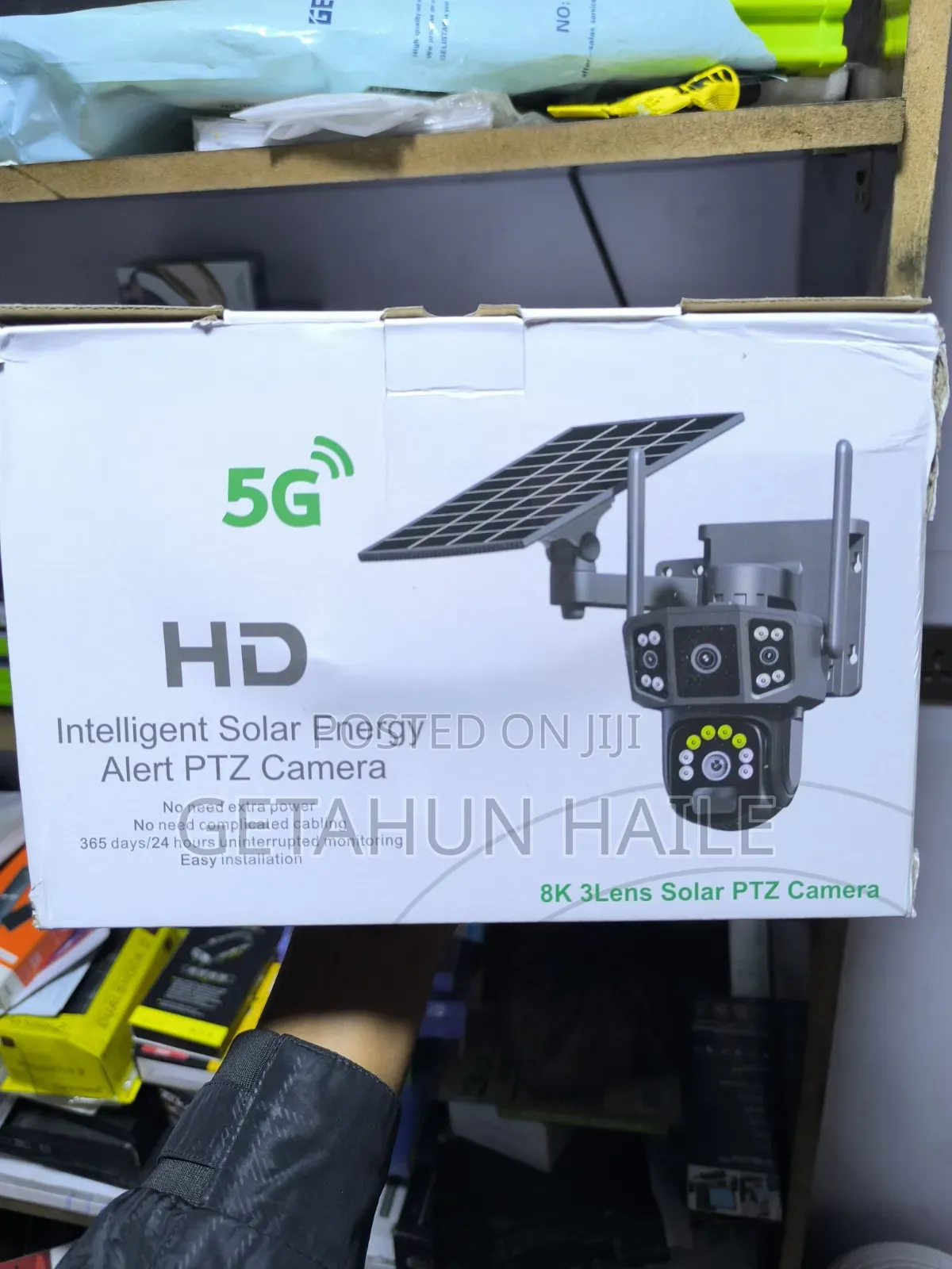 5G Triple Lens 4G Solar Security Camera - Dual Lens Solar CCTV Camera