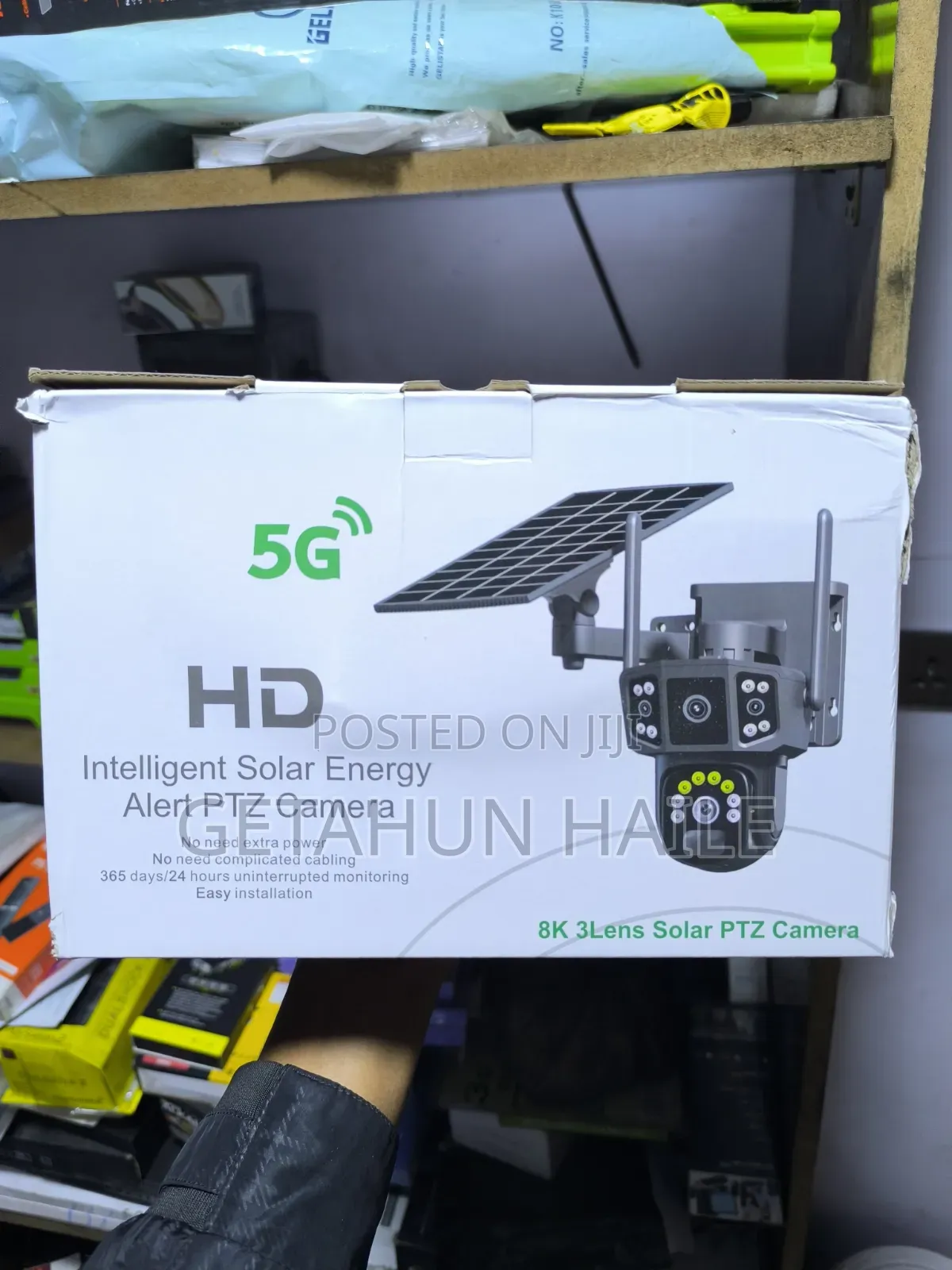 5G Triple Lens 4G Solar Security Camera - Dual Lens Solar CCTV Camera