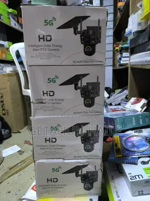 5G Triple Lens 4G Solar Security Camera - Dual Lens Solar CCTV Camera