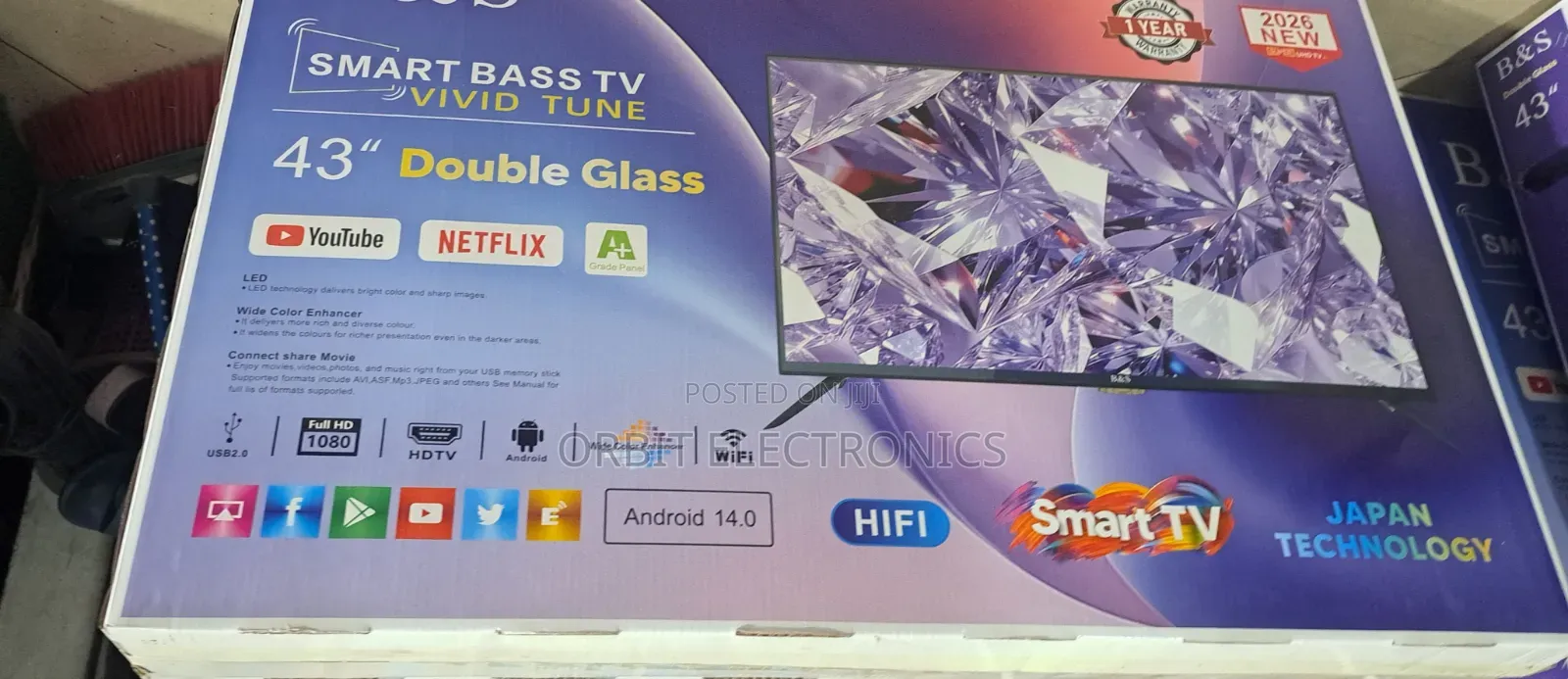 B S 43 Inch TV