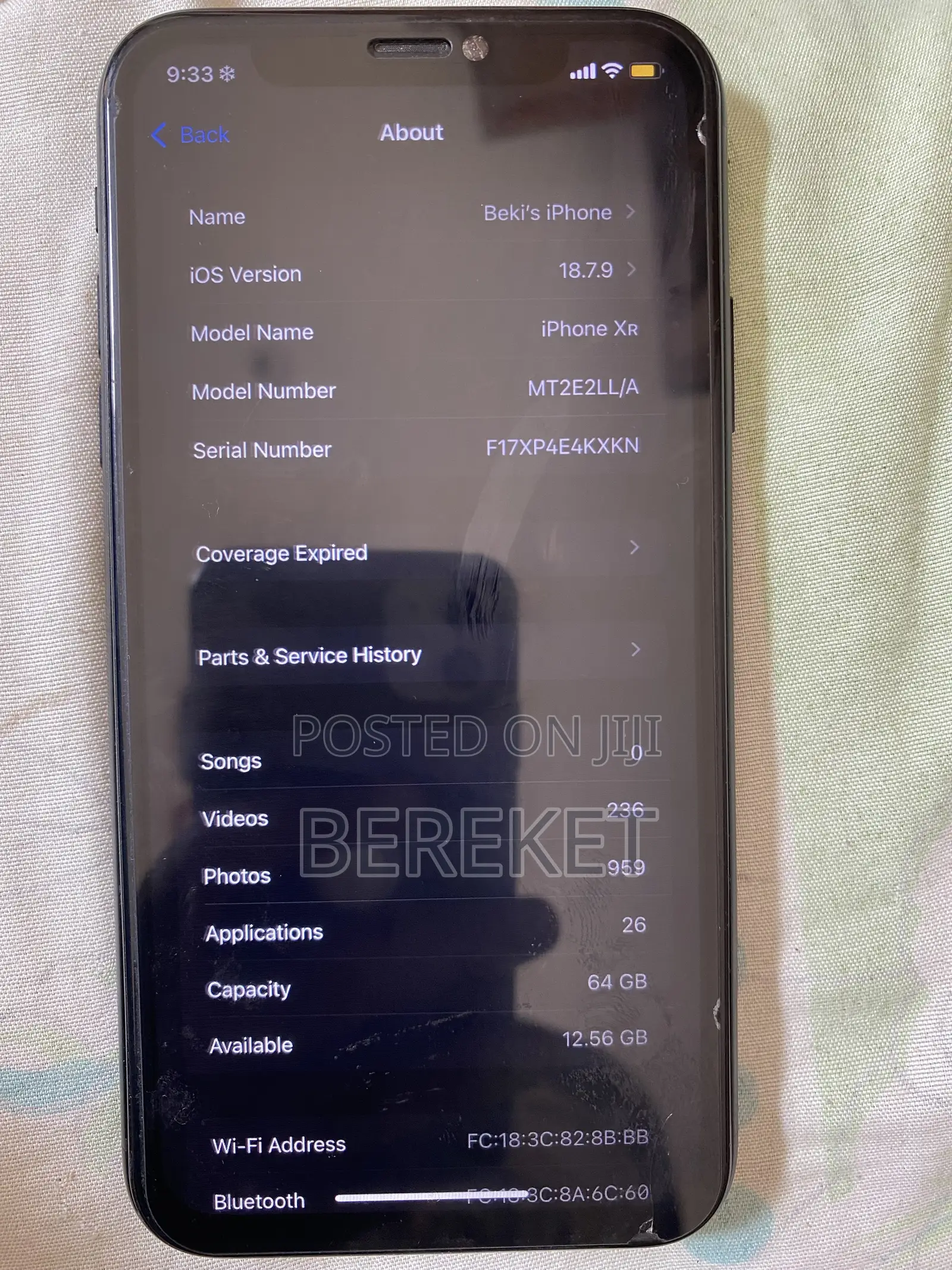 Apple iPhone XR 64 GB Black