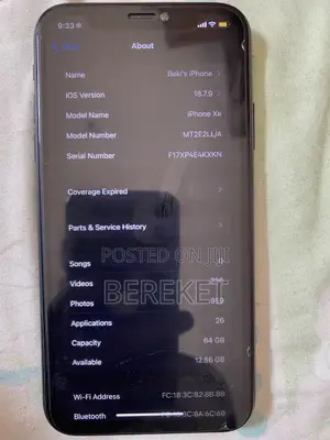 Apple iPhone XR 64 GB Black