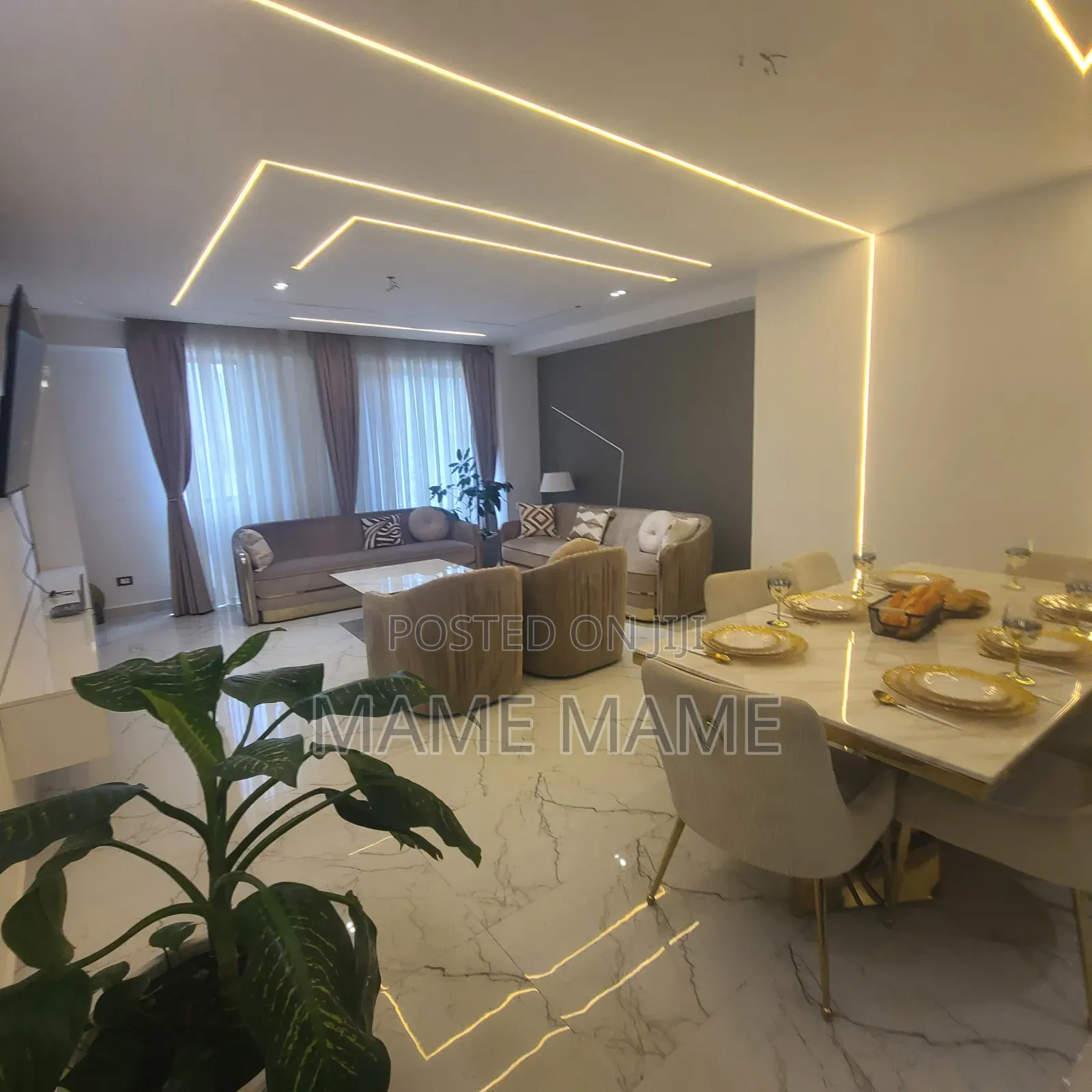 Furnished 3bdrm Apartment in Addis Abeba, Bole for rent