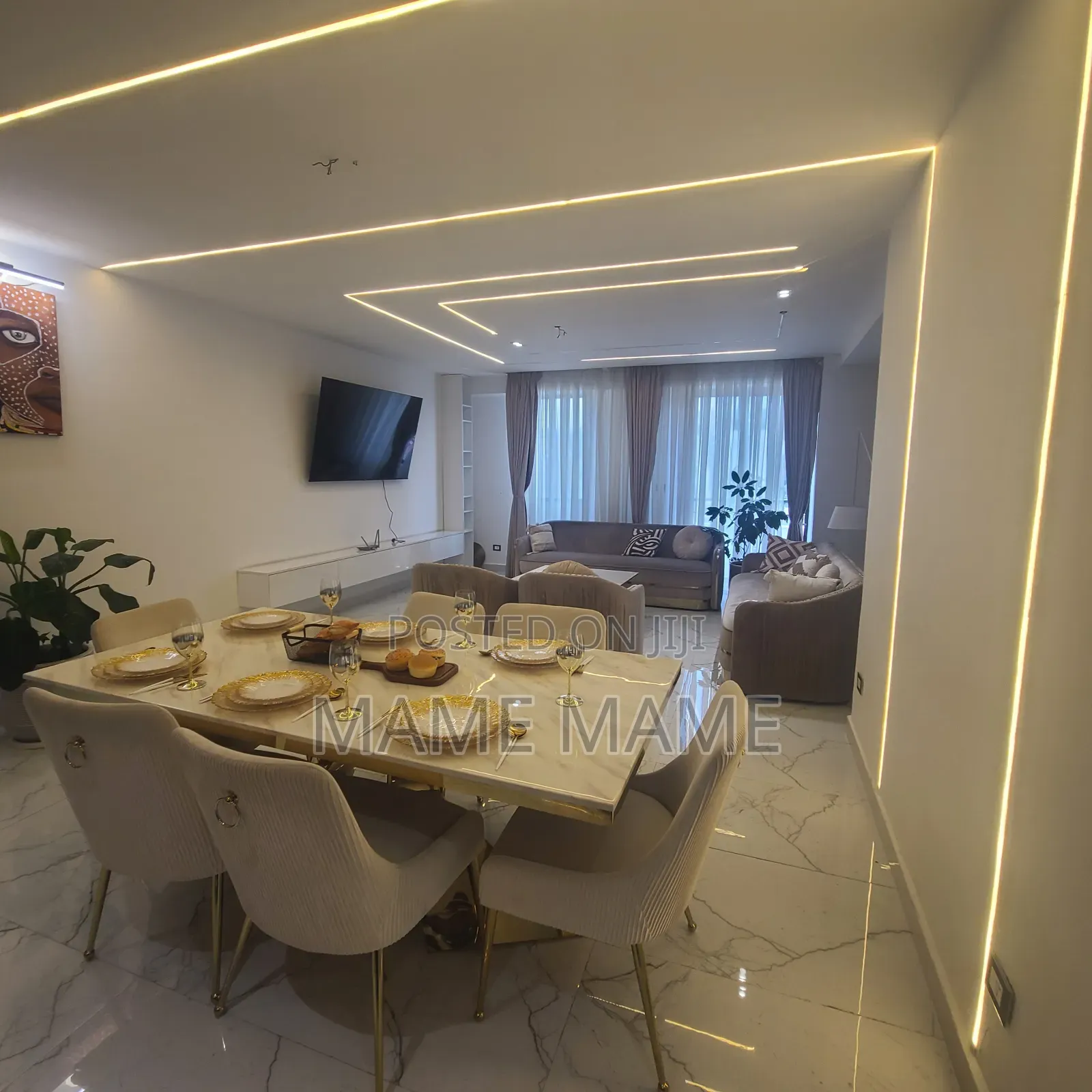Furnished 3bdrm Apartment in Addis Abeba, Bole for rent