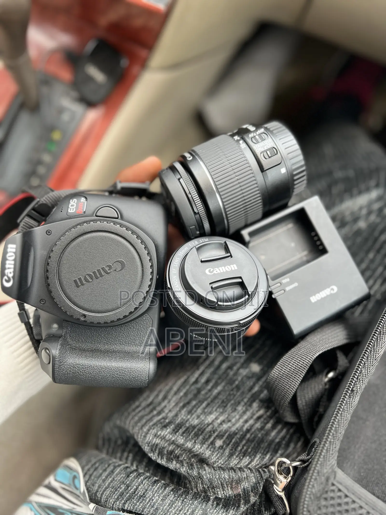 Canon EOS Rebel T7 DSLR Camera With 18-55mm Lens (Wi-Fi)
