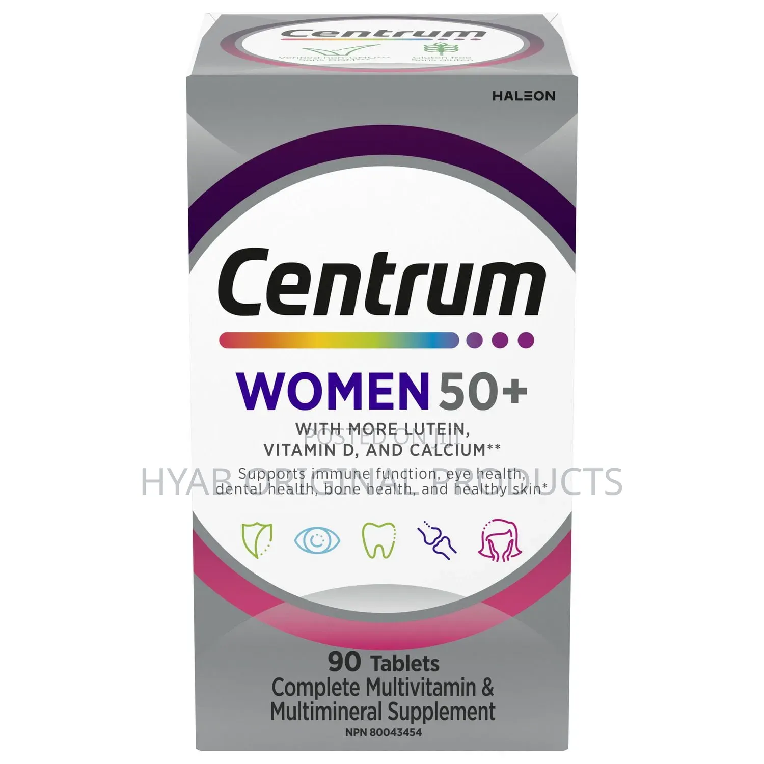 Centrum Women 50+ Multivitamin and Multimineral Supplement ,90 Tablet