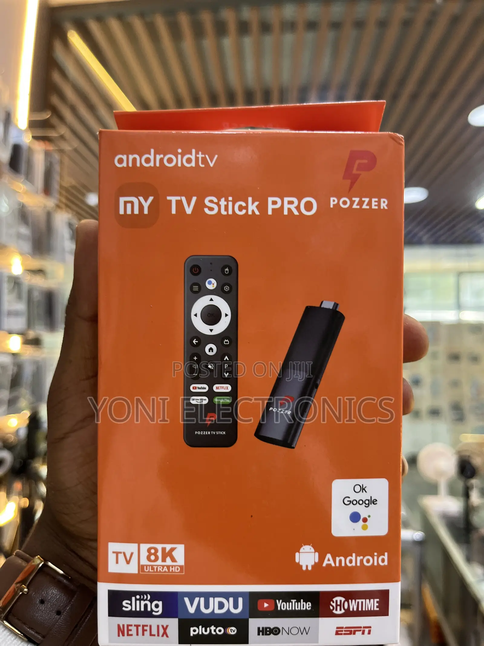 POZZER MY TV Stick PRO – Android TV Streaming Stick