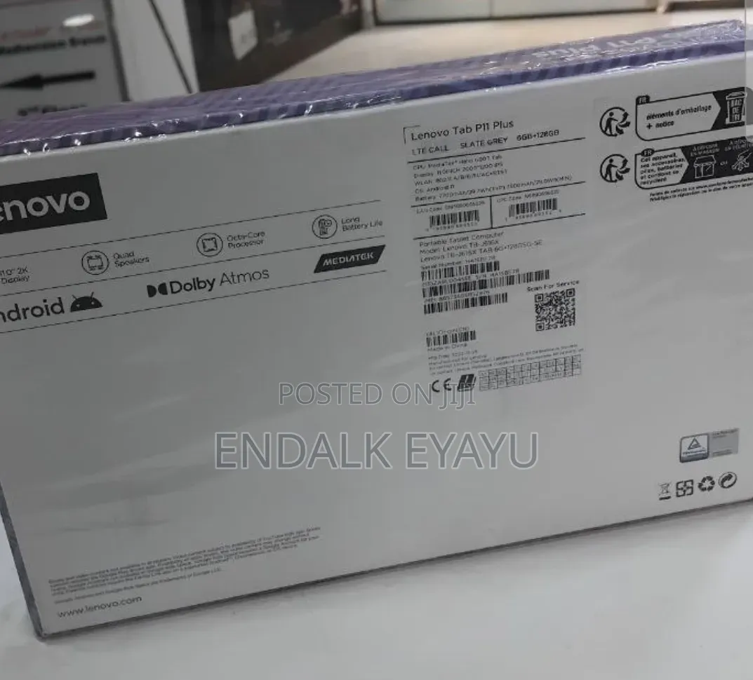 New Lenovo Tab P11 Plus 128 GB