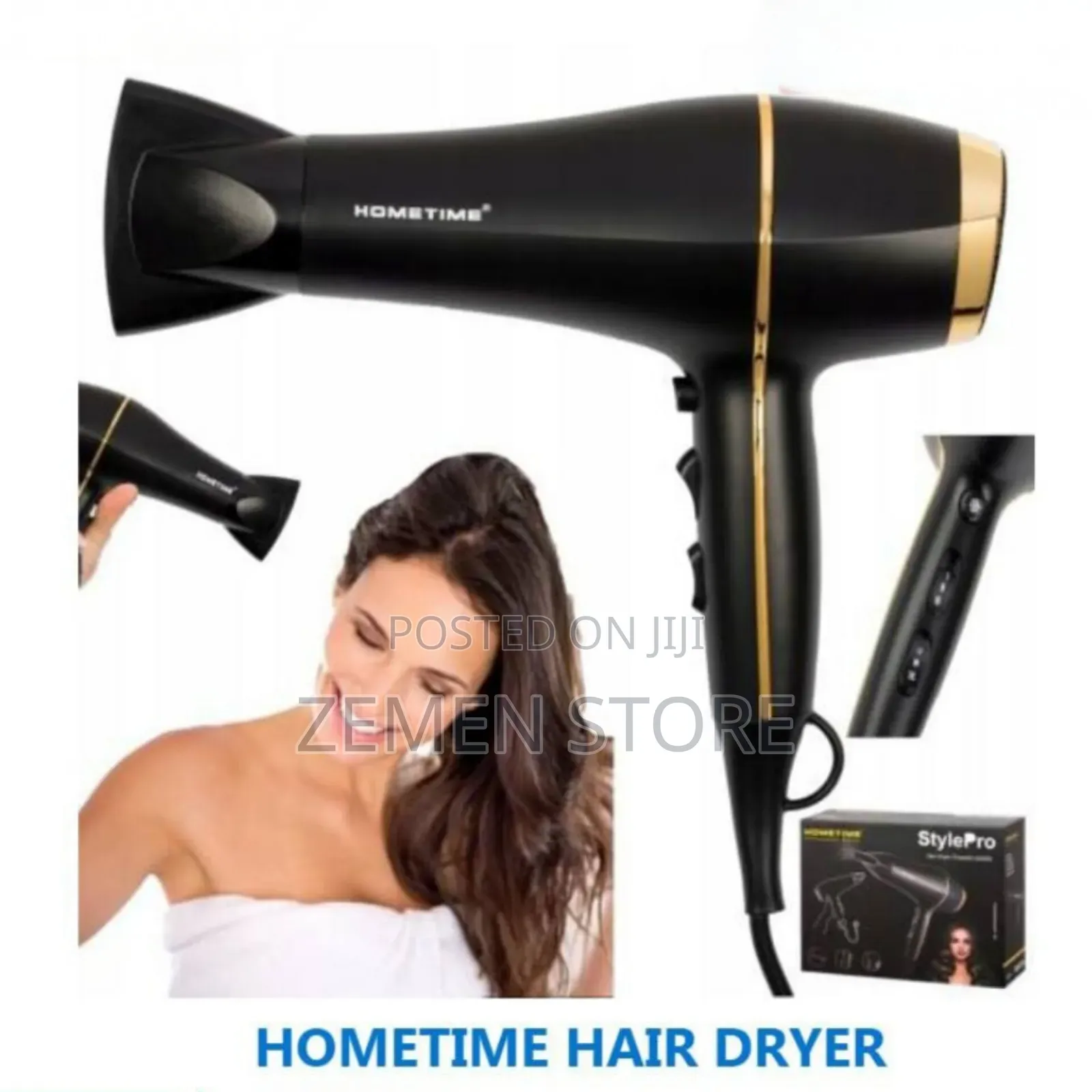 HOMETIME StylePro 2400W Professional Hair Dryer – High-Power