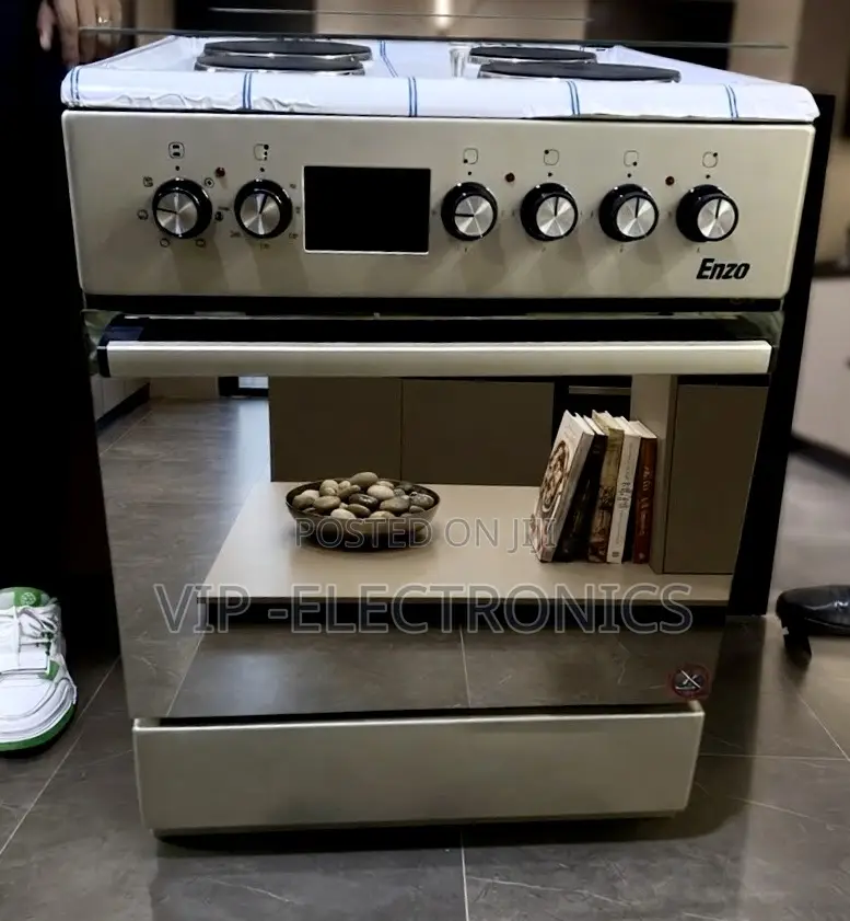 Enzo Oven 4 Burner Electric Cooker, Designed for Efficient Cooking