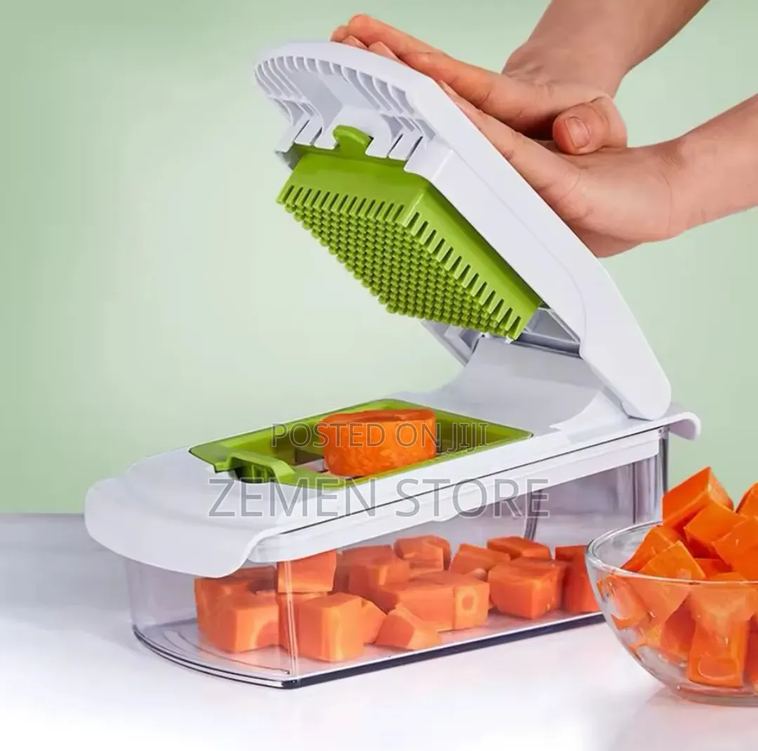 13-Piece Multi-Functional Vegetable Chopper Slicer Set – Manual
