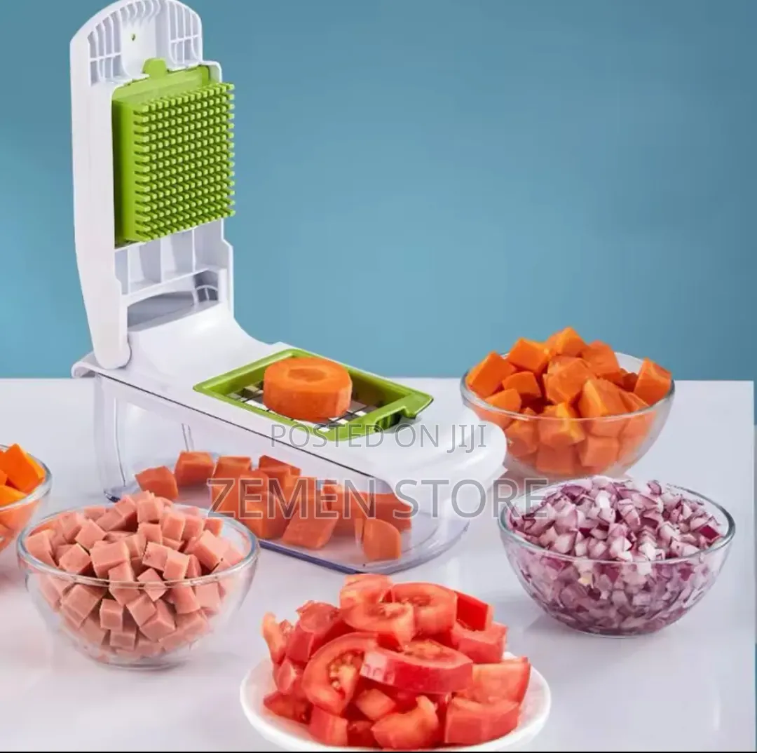 13-Piece Multi-Functional Vegetable Chopper Slicer Set – Manual