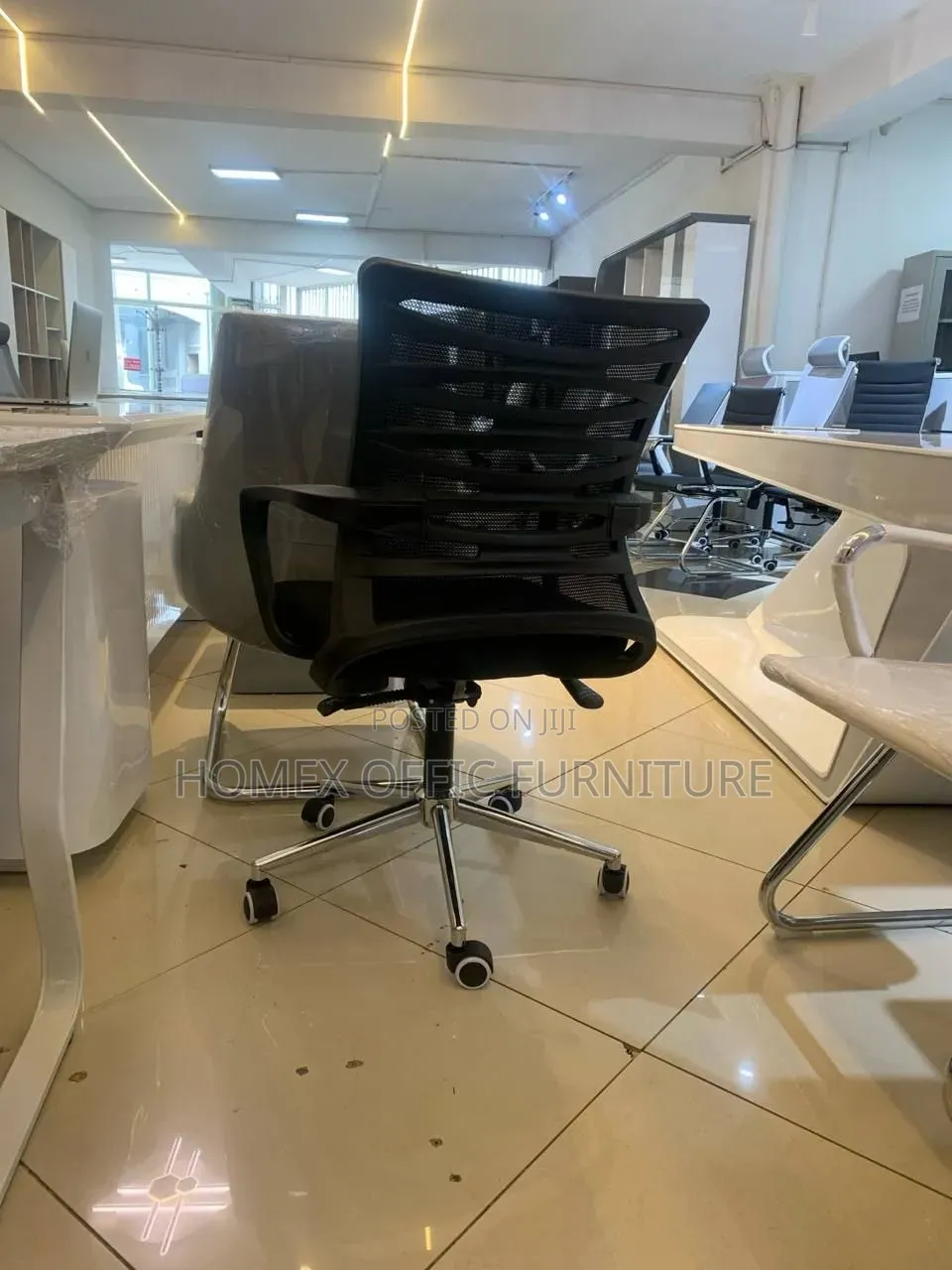 Secretarial Office Chair With Wheels