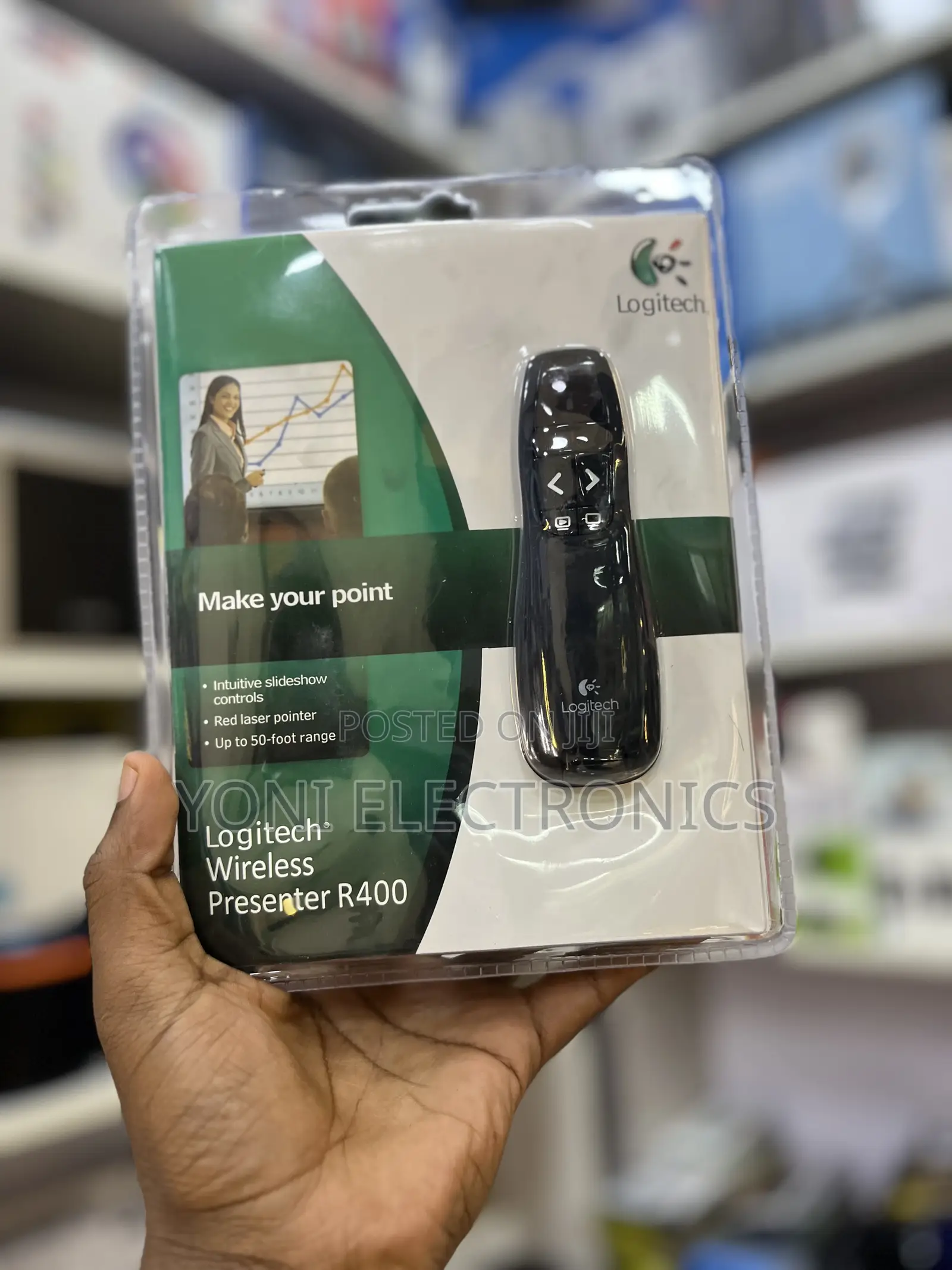 Logitech R400 Wireless Presentation Remote Laser Pointer
