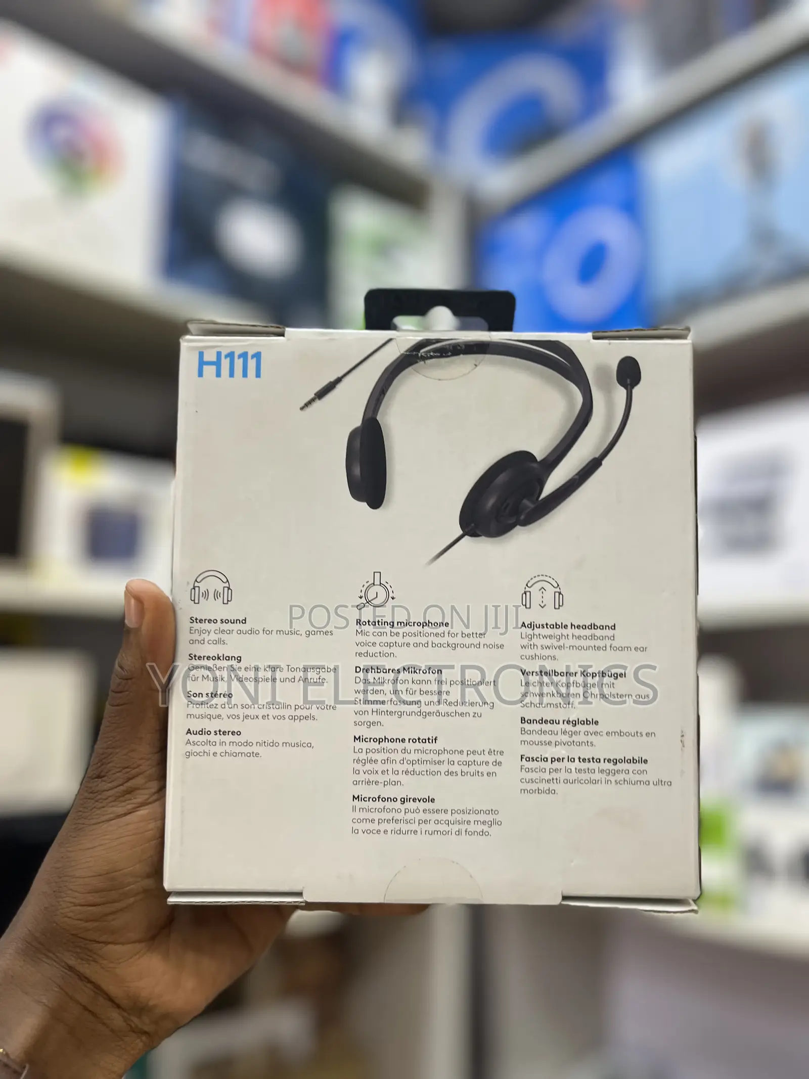 Logitech H111 3.5mm Wired Multi-Device Stereo Headset