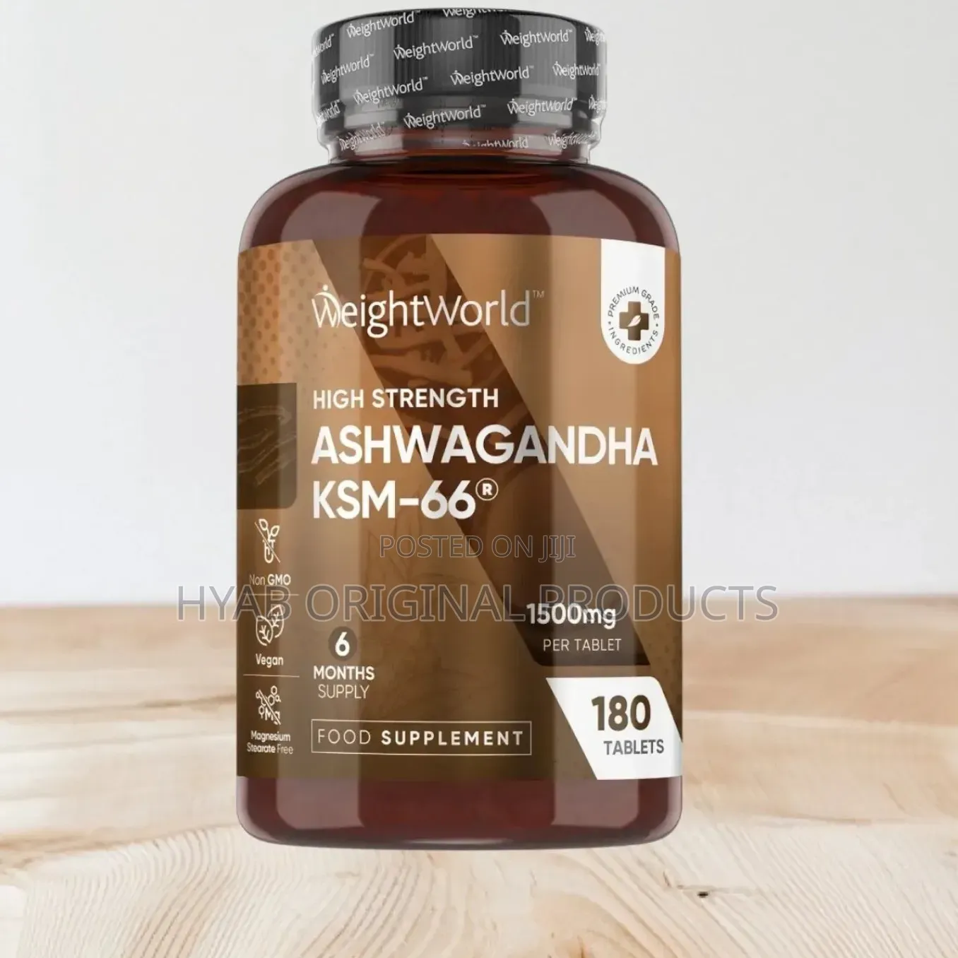 KSM -66 Ashwagandha , 180 Tablets( 6 Month Suply)