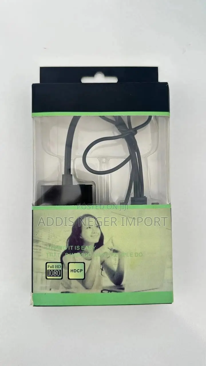 HDMI to VGA Converter Adapter With 3.5mm Audio