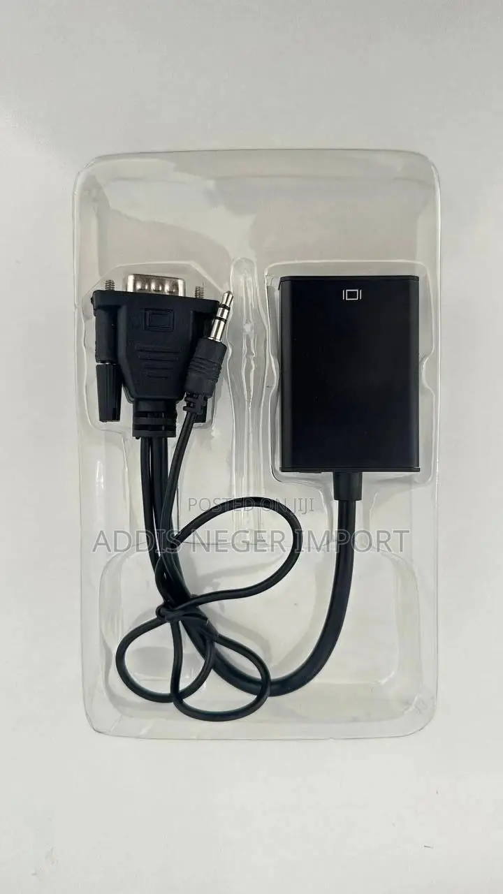 HDMI to VGA Converter Adapter With 3.5mm Audio
