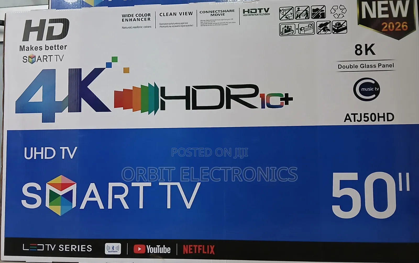 Meksbetter 50 Inch TV