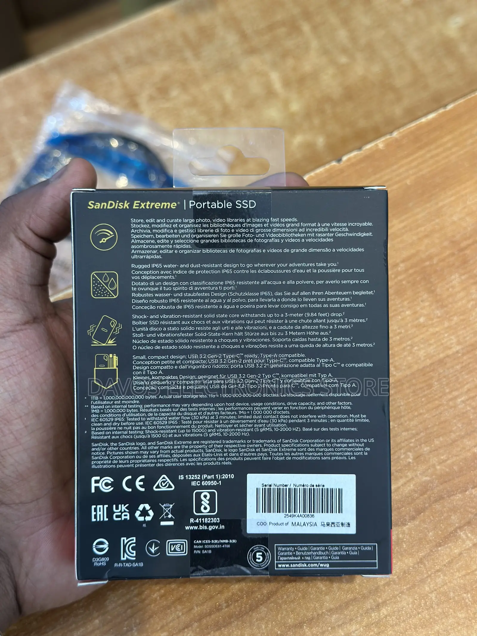 SanDisk 4TB Extreme Portable SSD