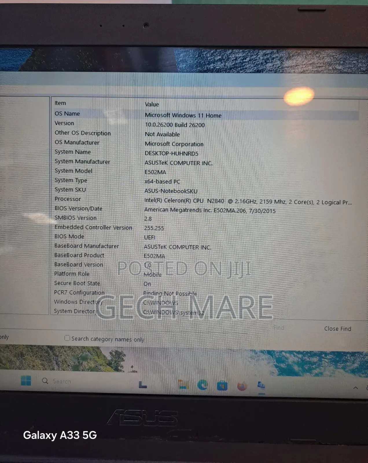 New Laptop Asus VivoBook 15 X505BA 4GB Intel SSD 500GB