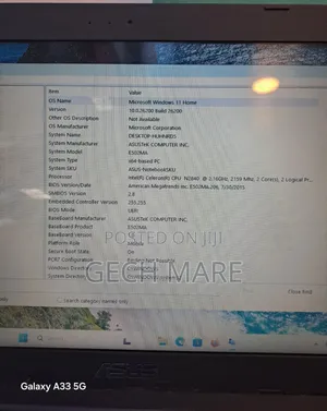 New Laptop Asus VivoBook 15 X505BA 4GB Intel SSD 500GB