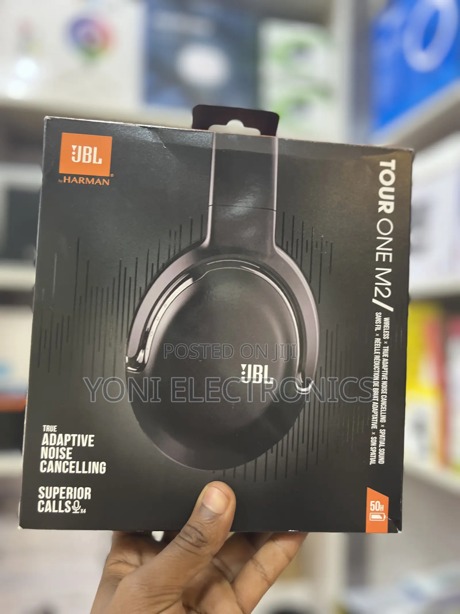 JBL Tour One M2 Premium Over-Ear Headphones With Spatial Sound