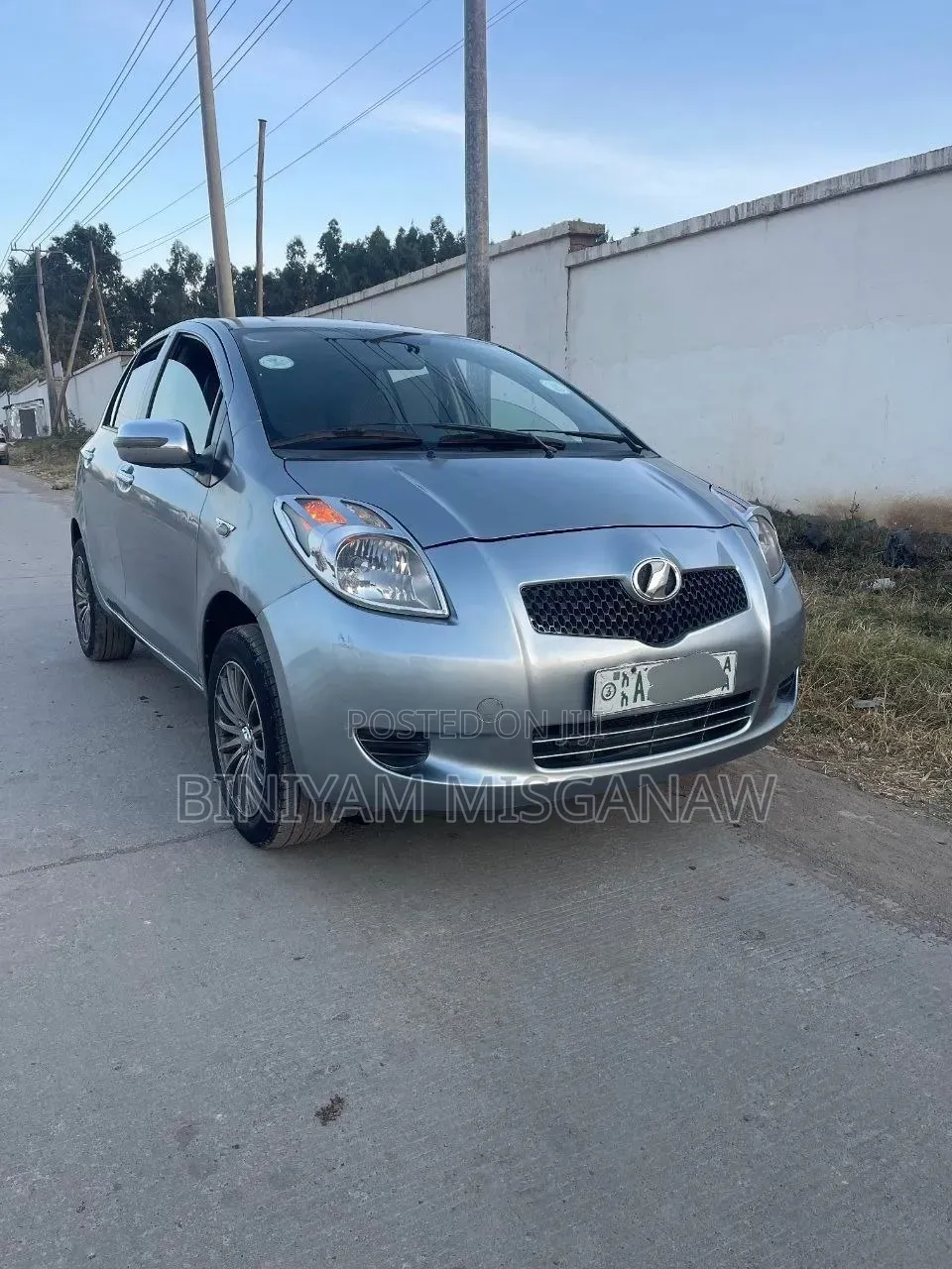 Toyota Yaris 2007 Gray