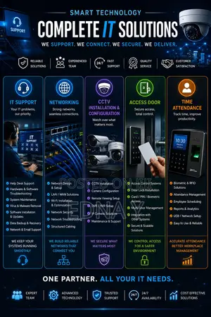 IT Support Networking CCTV Installation and Configuration Maintenance