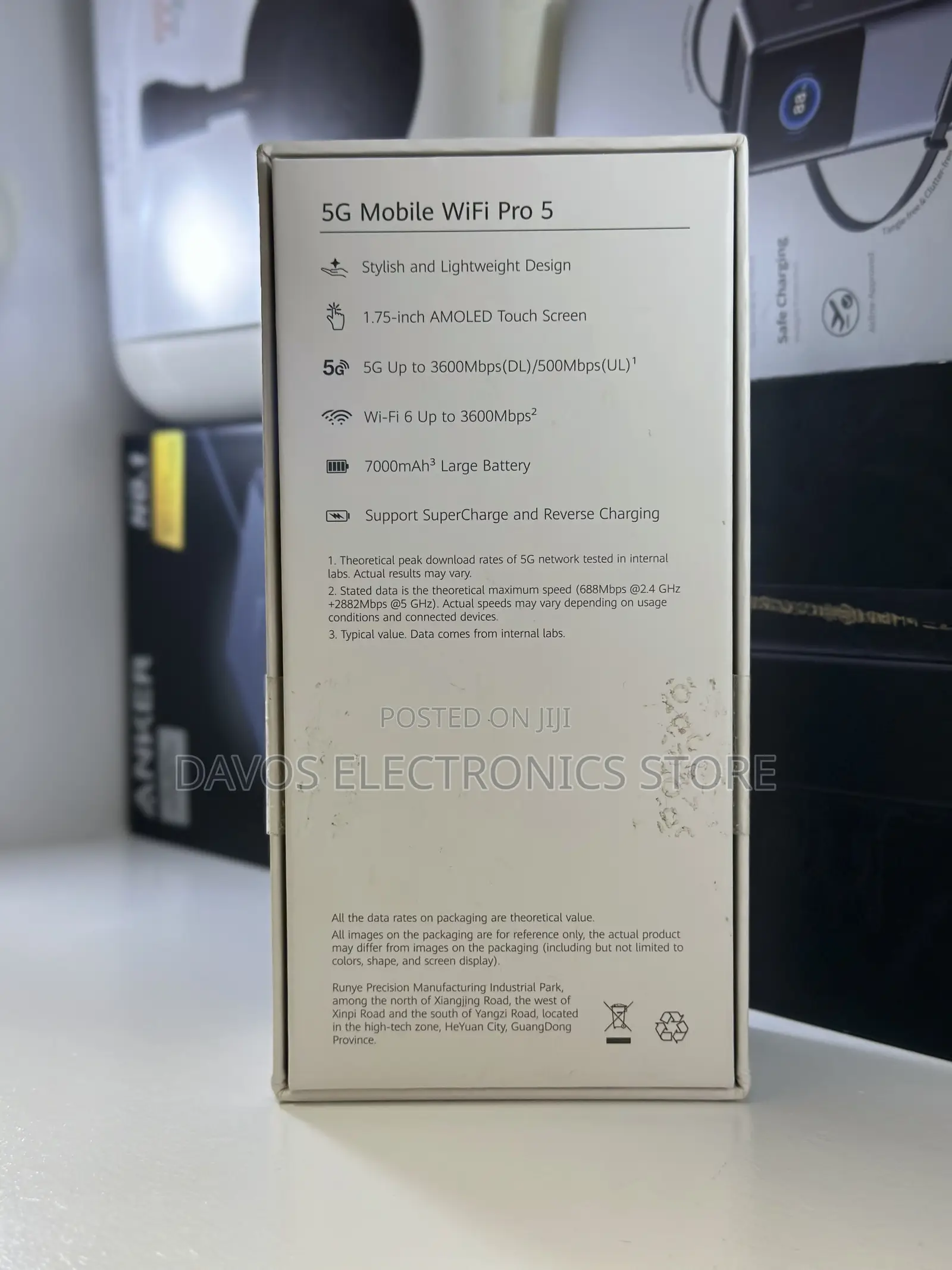 Huawei 5G Mobile WiFi Pro 5 Router