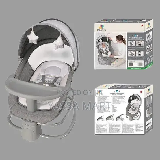 Mastela 4 in 1 Swing-የልጆች ማስተኛ እና መመገቢያ