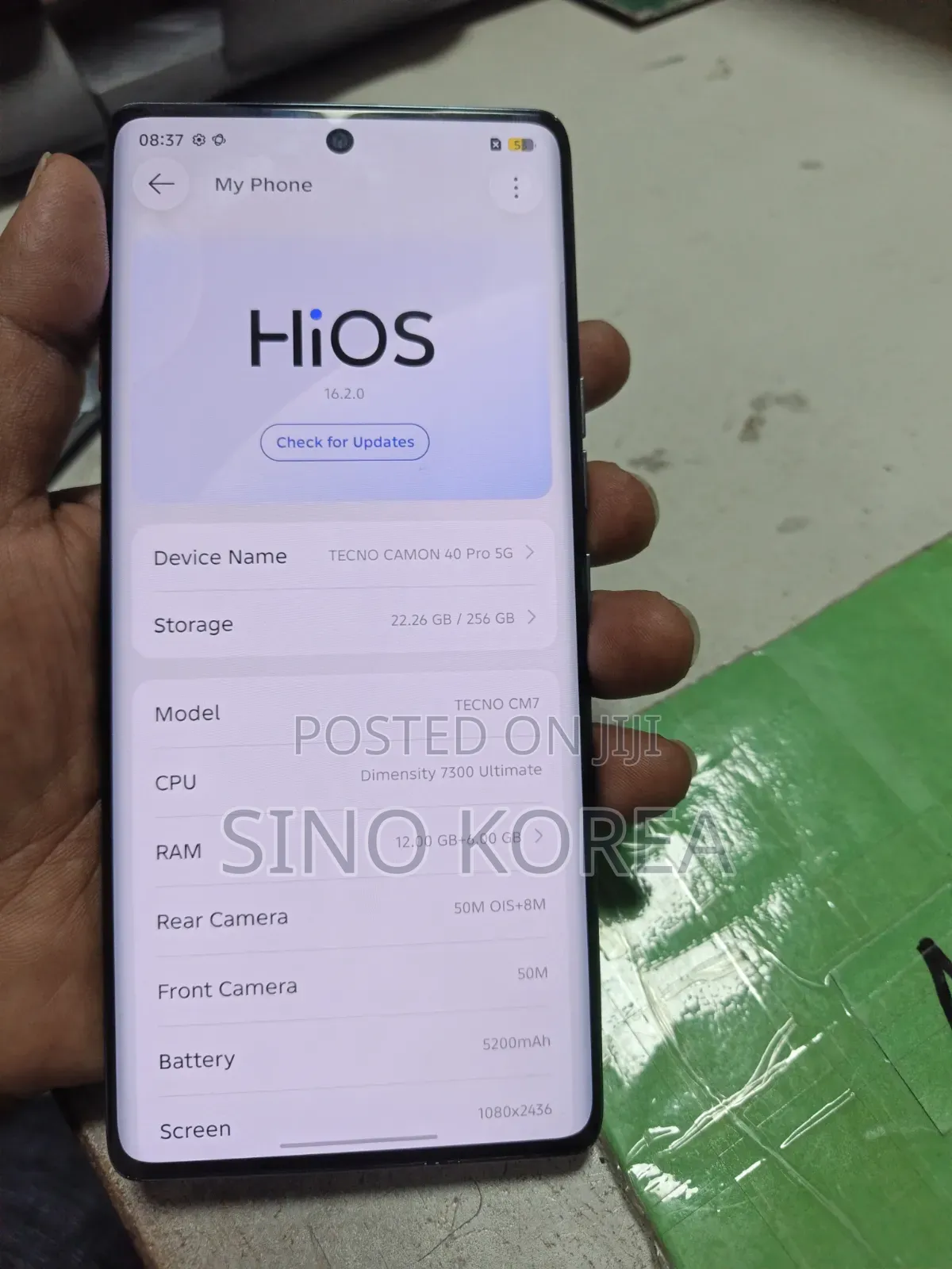 New Tecno Camon 40 Pro 5G 256 GB Black