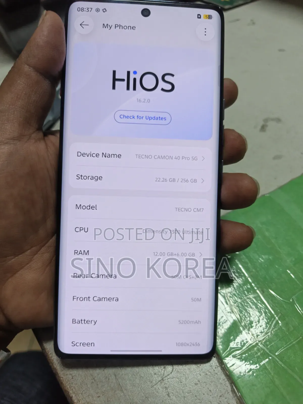 New Tecno Camon 40 Pro 5G 256 GB Black