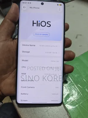 New Tecno Camon 40 Pro 5G 256 GB Black