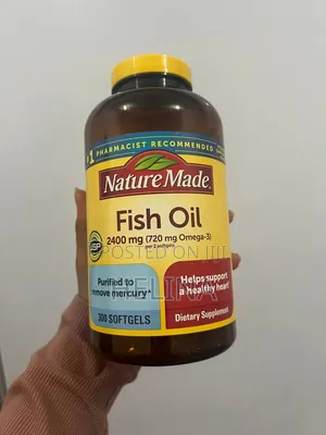 Nature Made 2400mg Fish Oil 300 Softgels Support a Healthy Heart