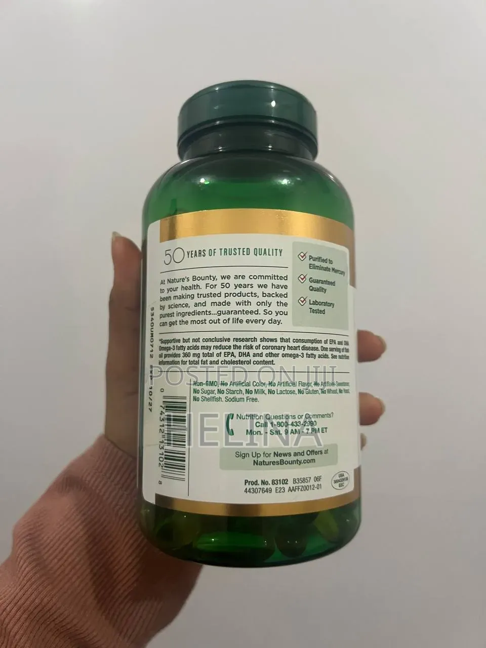 200 Rapid Release Softgels 1200mg Fish Oil Reduce Risk of Health Case