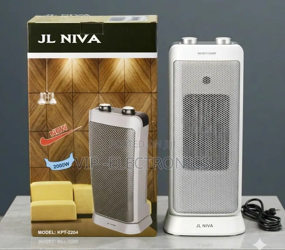 JL Niva Ceramic Tower Heater – 2000W Fast Energy Room Heater