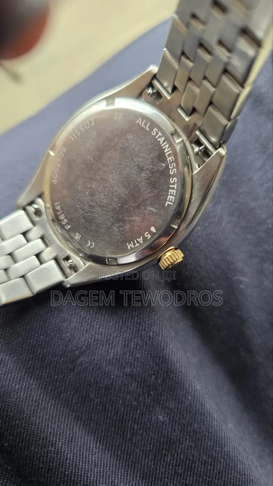 Original FOSSIL Men's Two-Tone Stailness Steal Watche