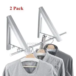 Foldable Wall-Mounted Clothes Rack