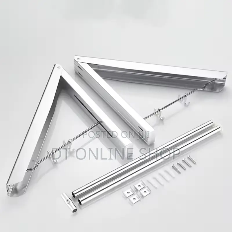Foldable Wall-Mounted Clothes Rack