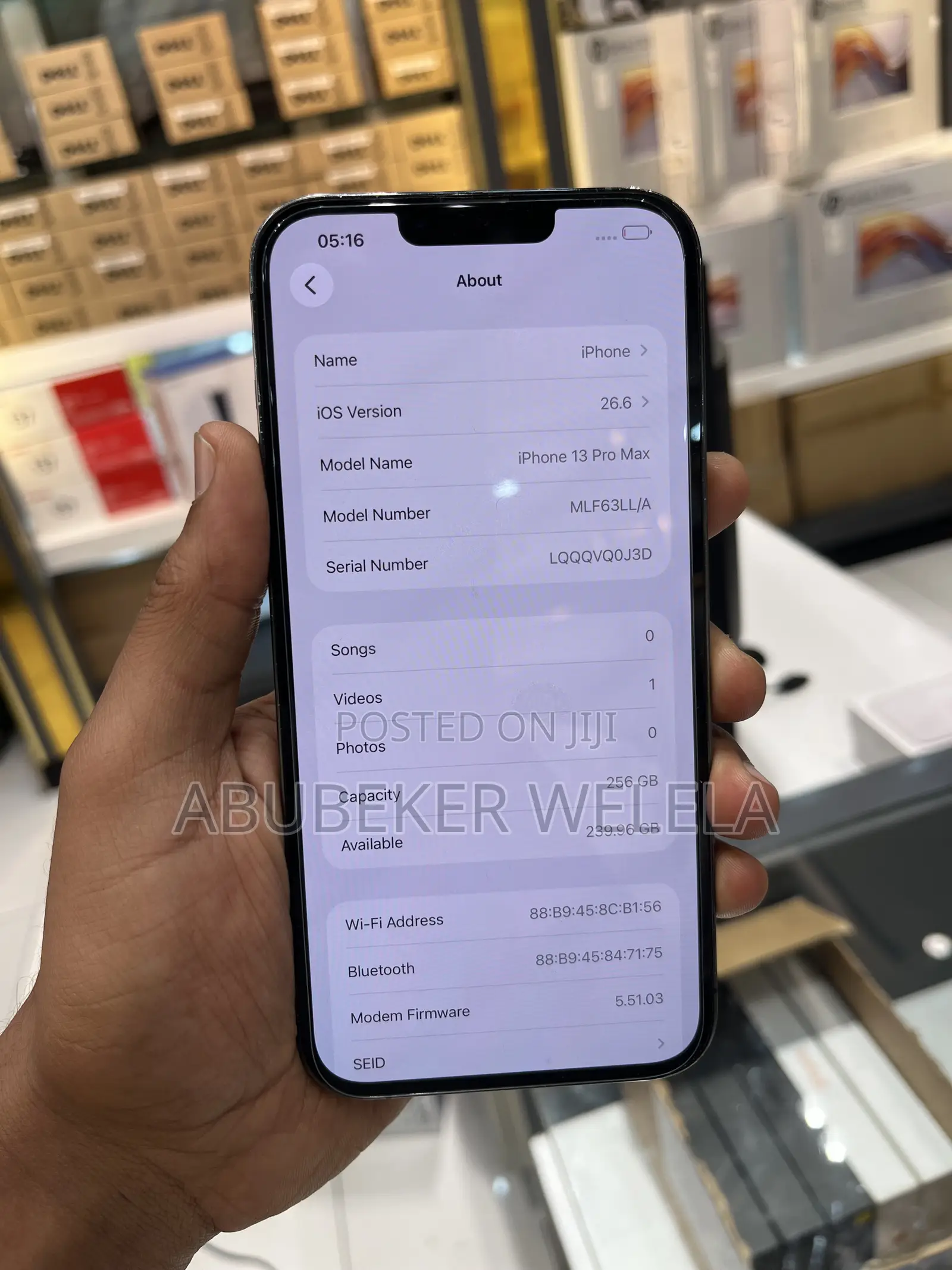 Apple iPhone 13 Pro Max 256 GB Black