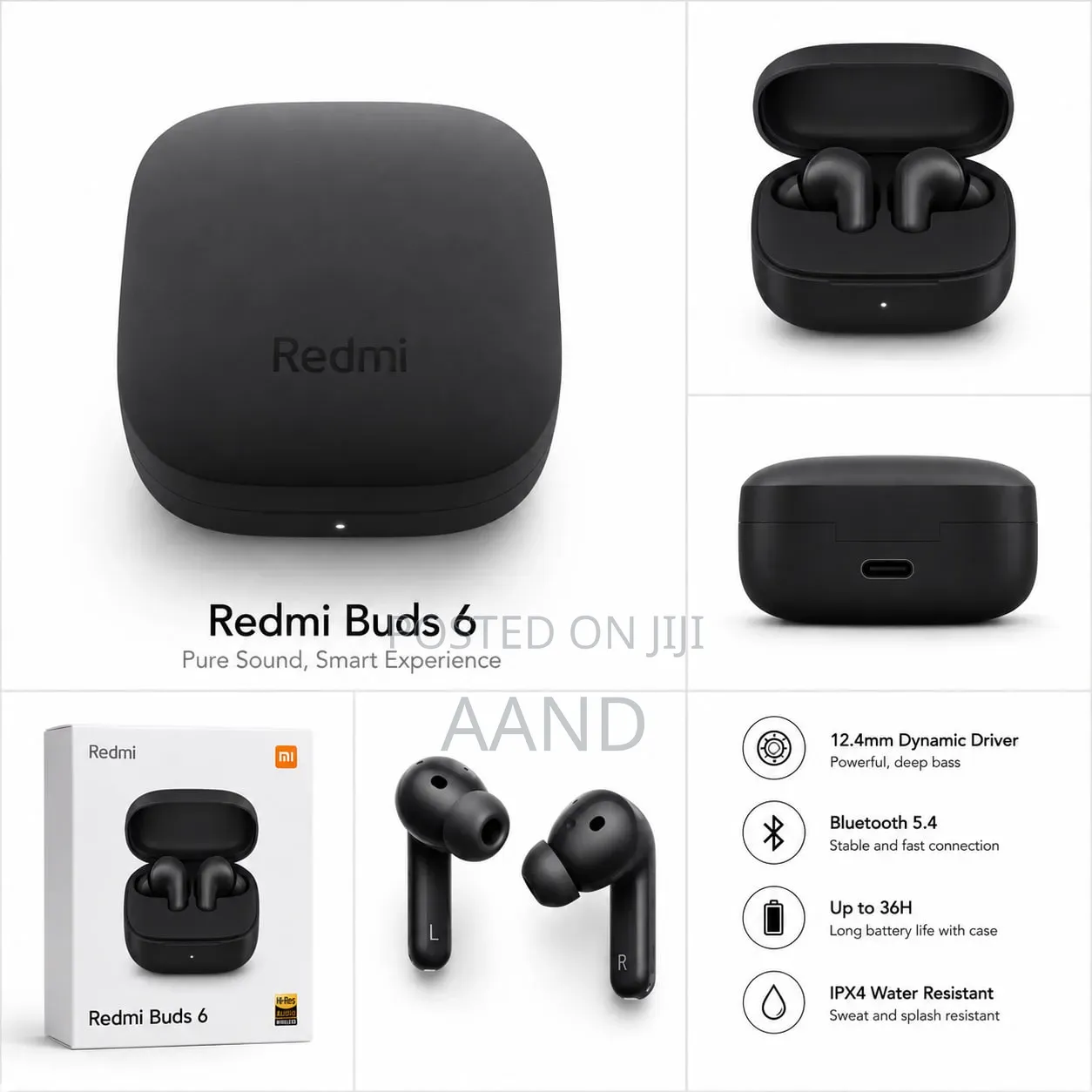 ​ Original Redmi Buds 6 Wireless Earphones (Bluetooth 5.4)