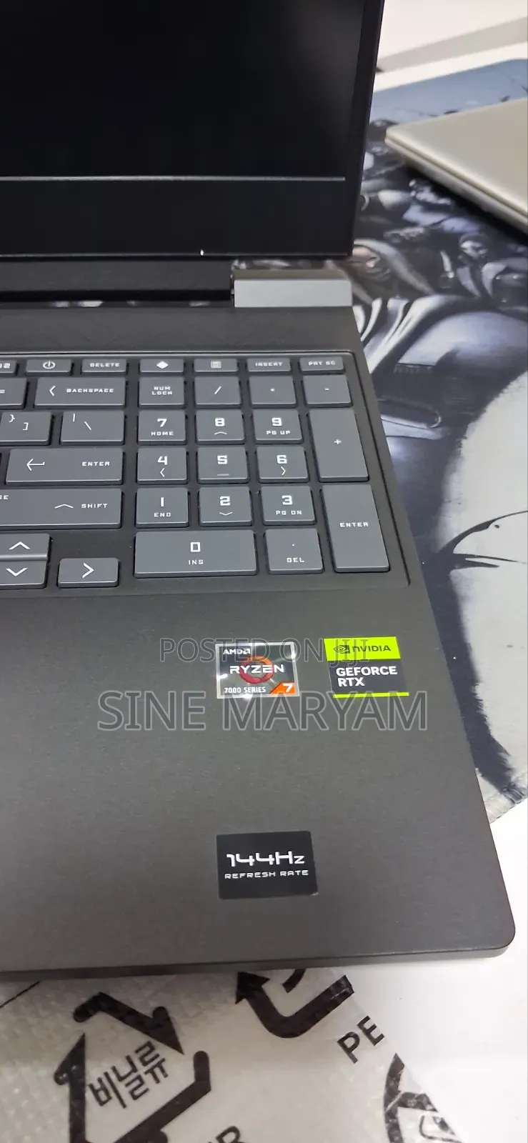 New Laptop HP Victus 16 16GB AMD Ryzen 7 SSD 512GB
