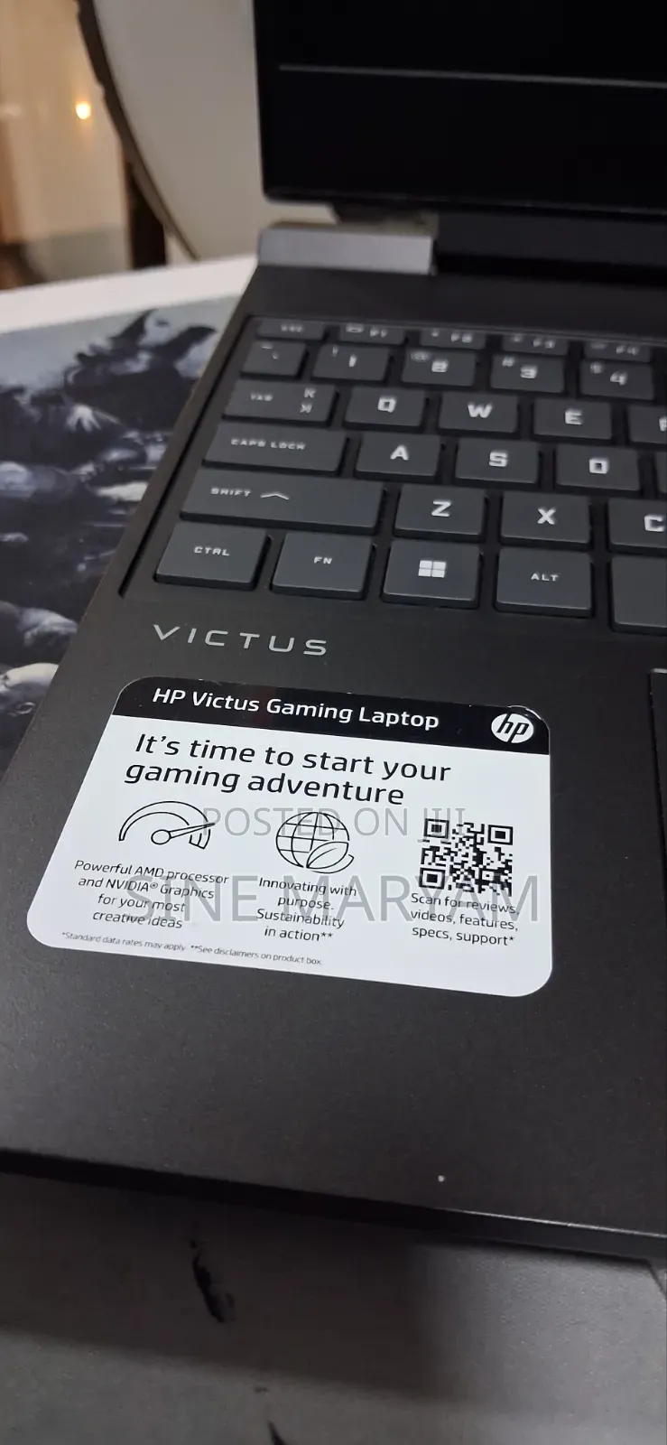 New Laptop HP Victus 16 16GB AMD Ryzen 7 SSD 512GB