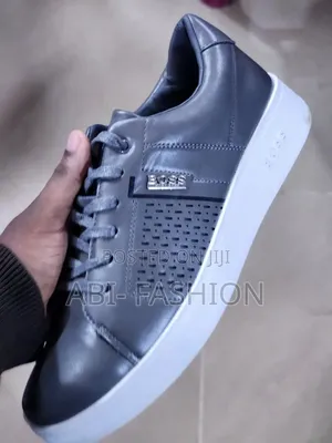 Dark Grey Boss Hugo Boss Casual Shoes