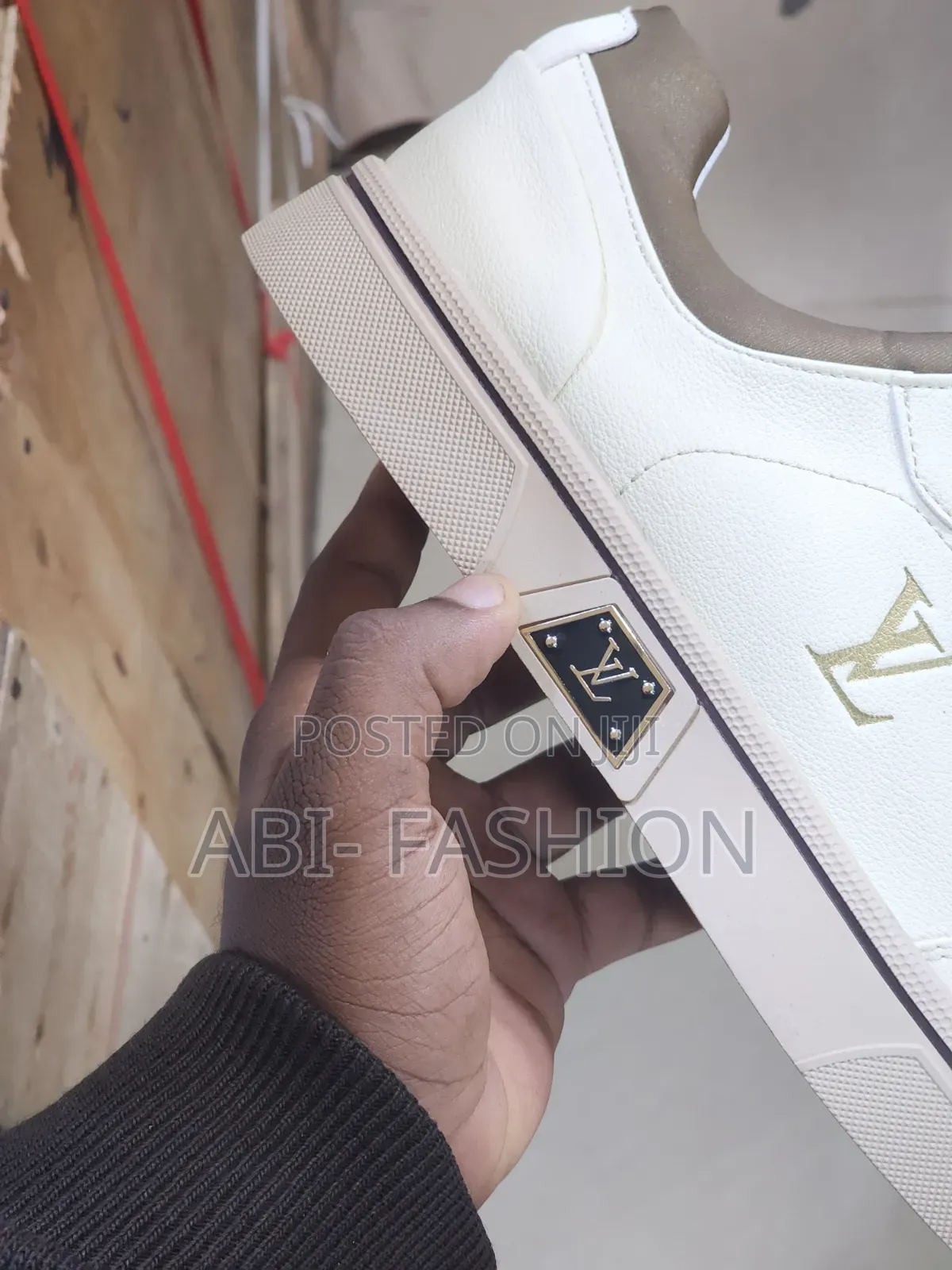 Louis Vuitton Shoes Feature a Cream-Colored
