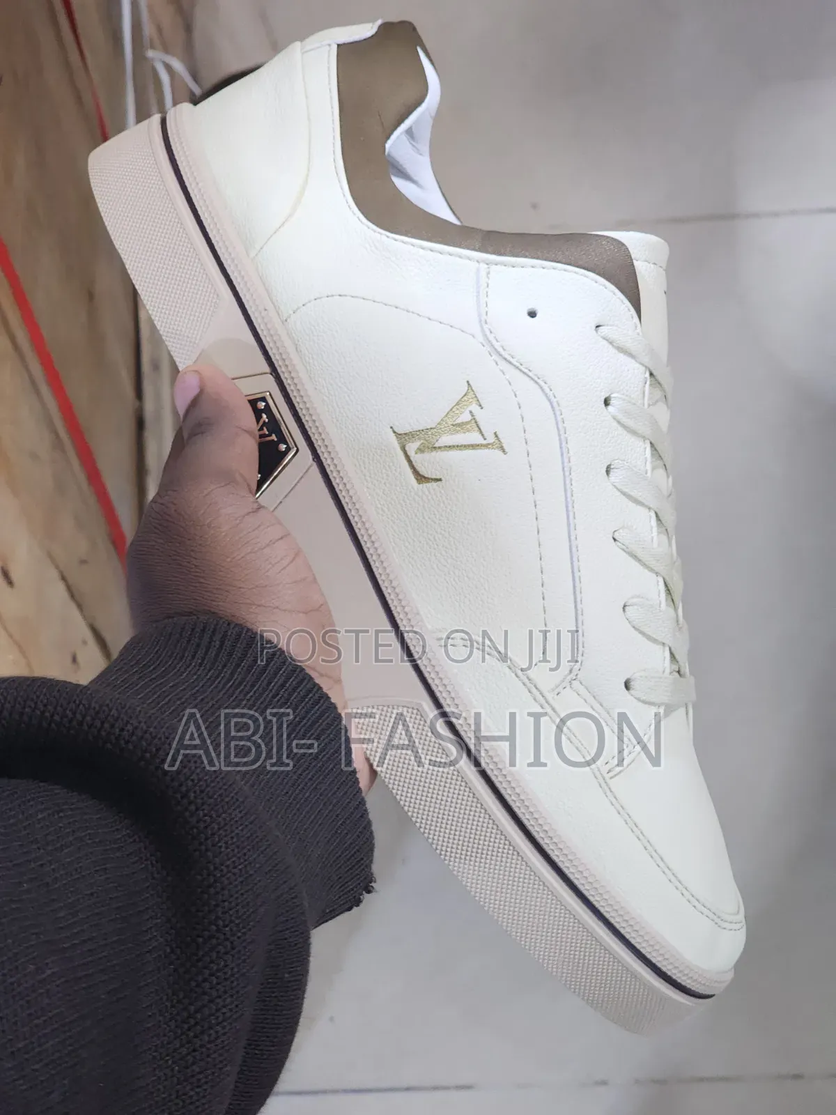 Louis Vuitton Shoes Feature a Cream-Colored