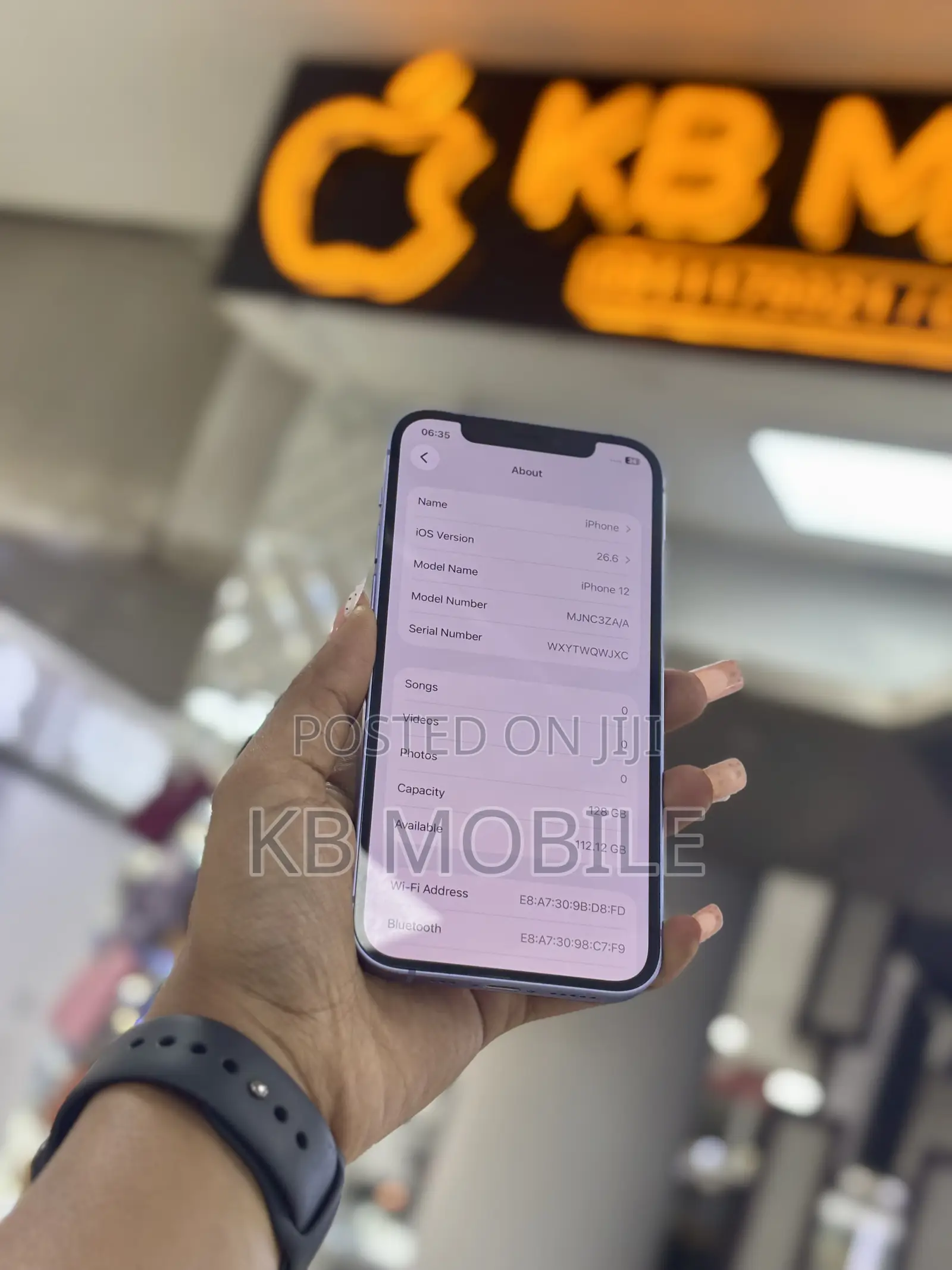 New Apple iPhone 12 128 GB Blue