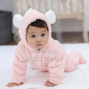 Baby Romper Jumpsuit "ከላዩ ፈር ውስጡ ኮተን የሆነ"